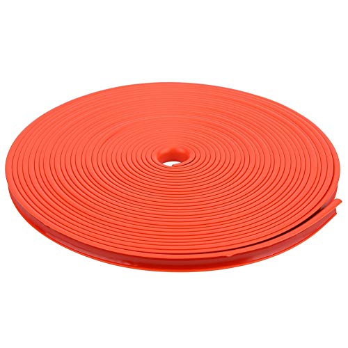 Suuonee Car Wheel Rims Protector, 8M / Roll Car Wheel Hub Edge Protector Tire Guard Strip Sticker Universal(Red)