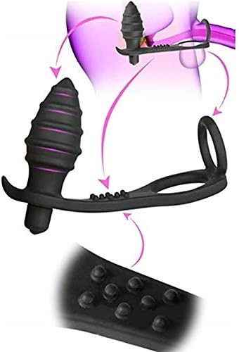 GYPKL Vibrant Vibrating Relaxing Fashion Toy, Energetic ǎnale Plug, Whispering Quiet, Silicone Waterproof, backrest Recovery Massage GYPKL