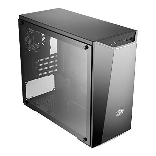 Cooler-Master-MasterBox-Lite-31-TG-mATX-Case-with-Dark-Mirror-Front-Temper-Glass-Side-Panel-Customizable-Trim-Colors-MCW-L3S3-KGNN-00