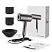 SKEY Folding Professional Salon Hair Dryer, 1800W Ionic Blow Dryer with Styling Concentrator,Smoothing Nozzle and Diffuser