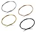 FIBO STEEL 9 Pcs 1MM Stainless Steel Knuckle Stacking Rings for Women Girls Thin Band Pinky Finger Stackable Rings Set