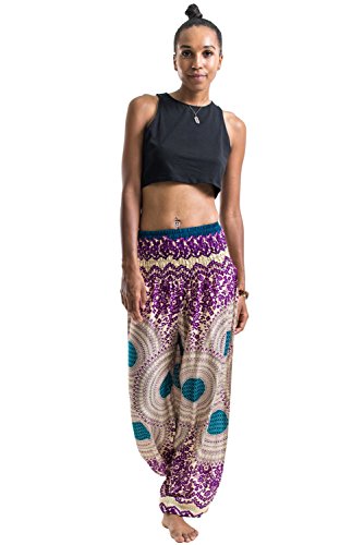 Harem pants unisex geometric mandala harem pants for me…