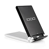 iDOO Wireless Charger 3-Coils Qi Wireless Charging Pad Stand for All Qi-Enabled Devices and Smartphones [Foldable] - Black