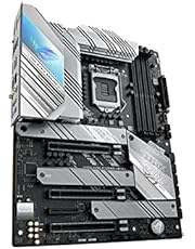 Asus ROG Strix Z590-A Gaming WiFi II LGA1200(Intel 11th/10thGen)ATX WhiteScheme Gaming Motherboard (14+2PowerStages,DDR4 5133,WiFi6 AX201,Intel2.5Gb LAN,Thunderbolt4,3x M.2/NVMe SSD, AURARGB lighting)
