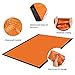 AMOYON Emergency Bivy Sack, Survival Sleeping Bag Emergency Blanket Lightweight and Compact Survival Gear for Outdoor,Hiking,Camping with Portable Drawstring Bag + Whistle + Carabiner(orange-one pack)