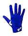 CUTTERS Gloves S451 Rev Pro 2.0 Receiver Football Gloves with Sticky C-Tack Grip, SOLID ROYAL, Adult L
