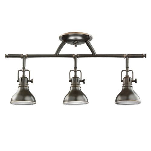 KichlerKichler Hatteras Bay 22.75" 3 Light Halogen Fixed Rail Light Olde Bronze®