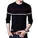 YOMIJN Mens Fashion Crewneck Sweaters Knitted Sweater Pullovers