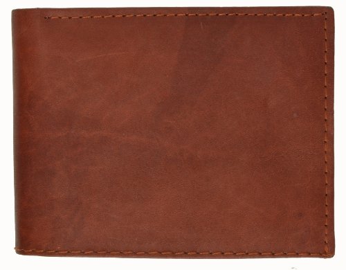 Marshal Men's Genuine Leather Multi Pocket Wallet (Burgundy)