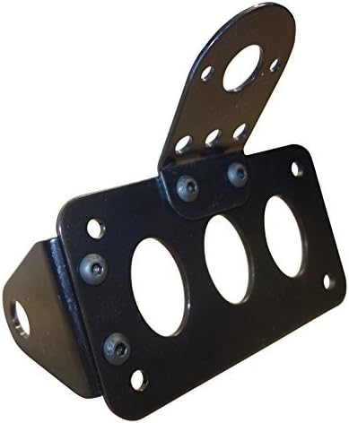 Motorcycle Side License Plate Bracket Horizontal Vertical Axle or Shock Mount Pro Factory