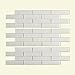 Aspect Peel and Stick Matted Glass Tile Backsplash in Frost for Kitchen and Bathrooms (Sample)