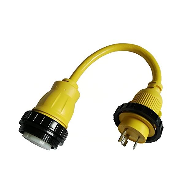 Parkworld-692002-Shore-Power-Adapter-Cord-RV-30A-L5-30P-male-to-Marine-50A-SS2-50R-female-two-hots-bridged