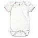 The Laughing Giraffe Baby Girl Cap Sleeve Bodysuit Onesie w/ Scallop Trim