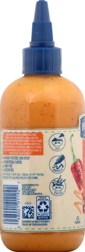 HELLMANN’S SAUCE FOR A DELICIOUS CONDIMENT, DIP AND DRESSING CREAMY CHILI HONEY GLUTEN FREE, DAIRY FREE, NO ARTIFICIAL FLAVORS, NO HIGH-FRUCTOSE CORN SYRUP 9 OZ
