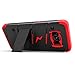 ZIZO Bolt Series for Samsung Galaxy S8 Plus Case Military Grade Drop Tested with Tempered Glass Screen Protector Holster Black RED