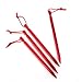 Kalili 9 inch Lengthen Aluminum Alloy Y shaped Tent Stakes Tent Pegs for Camping Hiking 10 Pcs