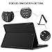 IVSO Keyboard Case for iPad 10.2 2019,iPad 7th Generation Keyboard Case with Pencil Holder,Case with Magnetically Detachable Keyboard Wireless Front Prop Stand Cover for iPad 10.2 inch Tablet(Black)