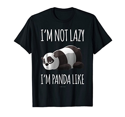 Funny panda t-shirts: i m not lazy i m panda like tshir…