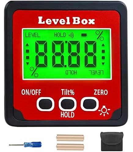 Digital Angle Finder Magnetic KUUAUX Digital Angle Gauge