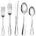Silverware Set, MCIRCO 20-Pieces Flatware Set Stainless Steel Cutlery Set Service for 4,Include Knife/Fork/Spoon,Mirror Polished