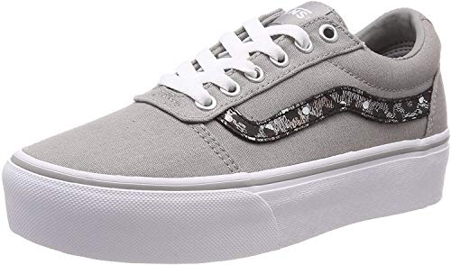 41rK79uQyKL Vans Ward Platform Canvas, Sneaker Mujer Vans Ward Platform Canvas, Sneaker Mujer - Imagen 7