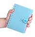 IDOMIK Pocket Spiral Journal Mini Notebook, Traveler Cute Diary, 5 Subject Planner, Ruled Small Writing Paper Hard Cover Notepad, Index Label, 100 Sheets, 5.1