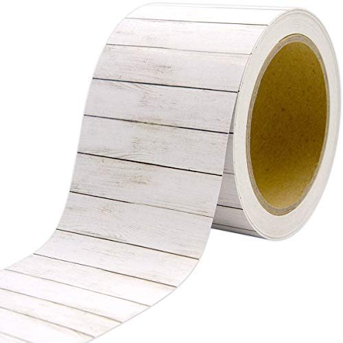 White Wood Bulletin Board Border Straight Border Trim for Classroom Decoration 36ft - Thumbnail 2