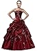 DLFashion Strapless A-line Embroidered Taffeta Prom Dress