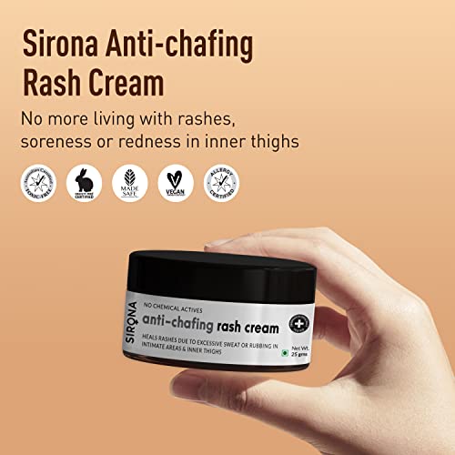 Sirona Natural Anti Chafing Rash Cream (Pack of 3) Pricepulse