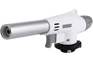 Butane Torch Kitchen Culinary Blow Lighter for Welding BBQ Cooking Creme Brulee Baking Searring Fire Starter (No Butane Fuel 