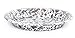 Crow Canyon Home Enamelware Pie Plate, 10 inch, Grey/White Splatter