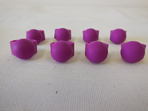 Finger Covers (8 sets) for Steel Tongue Drum/ Hand pan, great for beginners to practice with fingers, pain free and sound better (purple)