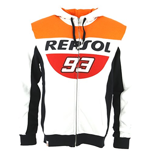Honda Repsol Marc Marquez 93 Moto GP White Zip Hoodie Official 2017