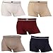 Men's Cotton Classic Boxer Briefs Trunk Underwear Comfort Waistband 5-pack