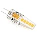Kohree LED G4 Bulb Bi-Pin Base, 12V G4 LED Bulb 2W 20W Halogen Replacement, 2900K Warm White Light Bulb, 2nd Generation, No Flicker, Dustproof Shockproof AC/DC 12 Volt Bulb for Landscape RV, 10 Packs