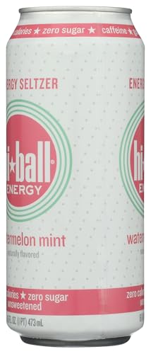 HIBALL ENERGY WATERMELON MINT SPARKLING ENERGY WATER, 16 FZ