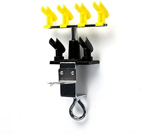 SYWHZ Airbrush HD-6 Holder Station with Regulator Bracket That Hold Up to 6 Airbrushes and 1 Regulator
