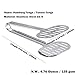 NPYPQ Stainless Steel Kitchen Tongs Double Spatula Turner for Cooking Steaks Burgers Buffets Restaurant Serving Utensils
