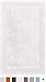 Pinzon Luxury Reversible Cotton Bath Mat - 21 x 34 inch, White