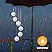 Kohree Crystal Ball Solar Wind Chimes Outdoor, Waterproof Solar Powered LED Color Changing Lamp Hanging Crystal Ball Wind Chimes Lights for Thanksgiving Patio Decoration