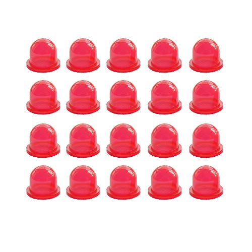 20 Pack of Savior 530035497 Red Carburetor Primer Bulb Bulbs Pumb for 188-16 188-16-1 Homelite McCulloch Weed Eater Poulan Craftsman 530-035497