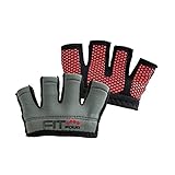 Spartan Race OCR Neo Grip Gloves by Fit Four | Obstacle Course Racing & Mud Run Hand Protection (Gray, Medium)