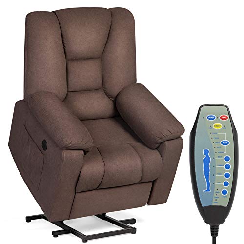 oneinmil Electric Power Lift Recliner Chair, Linen Recliners for