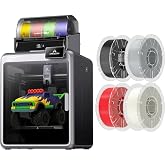 Creality K2 Pro Combo (A) 3D Printer Bundle with Hyper RFID 3D Printer Filament 4KG (Black,White,Grey,Red)