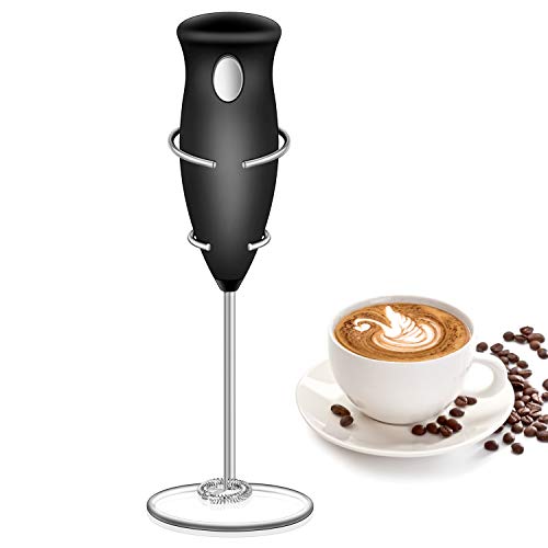 Handheld Milk Frother Battery Operated Electric Foam Maker Whisk Drink Mixer for Lattes Cappuccino Handheld Milk Frother Battery Operated Electric Foam Maker Whisk Drink Mixer for Lattes Cappuccino