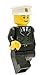 LEGO City Policeman Minifigure Alarm Clock, 9.5