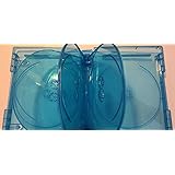 New 1 MegaDisc Premium Blu-ray Replacement Case Holds 8 Discs 1 Pack (8 Tray) 25mm Spin