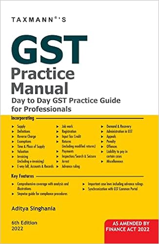 GST practice mannual