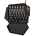 GameSir GK100 One Handed Gaming Keyboard Mechanical Mini Game Key Pad USB Wire - PC (Black) primary