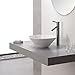 Kraus FVS-1002SN Sheven Single Lever Vessel Bathroom Faucet Satin Nickel
